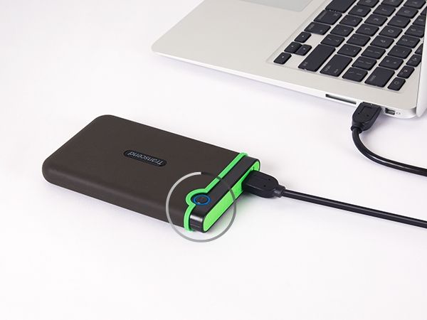 Портативний жорсткий диск Transcend 4TB USB 3.1 StoreJet 25M3 Сірий