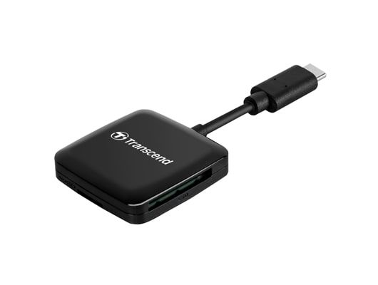 Кардрідер Transcend USB 3.2 Type-C > microSD/SD Чорний