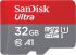 Карта пам'яті SanDisk microSD   32GB C10 UHS-I R100MB/s Ultra + SD