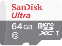 Карта памяти SanDisk microSD   64GB C10 UHS-I R100MB/s Ultra