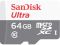 Карта памяти SanDisk microSD   64GB C10 UHS-I R100MB/s Ultra