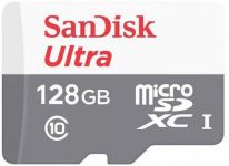 Карта памяти SanDisk microSD  128GB C10 UHS-I R100MB/s Ultra