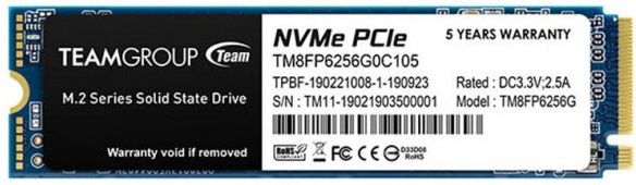 Накопитель SSD Team M.2  256GB PCIe 3.0 MP33
