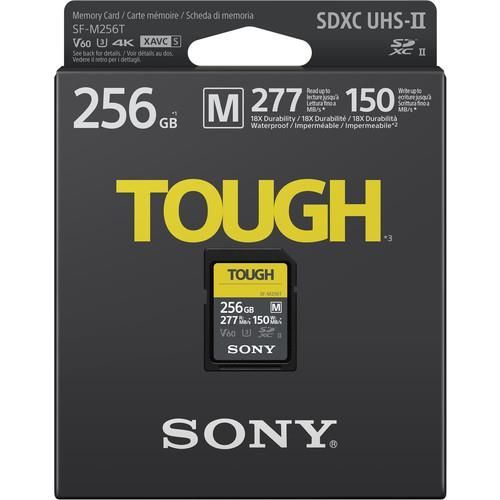 Sony 256GB SDXC C10 UHS-II U3 V60 R277/W150MB/s Tough