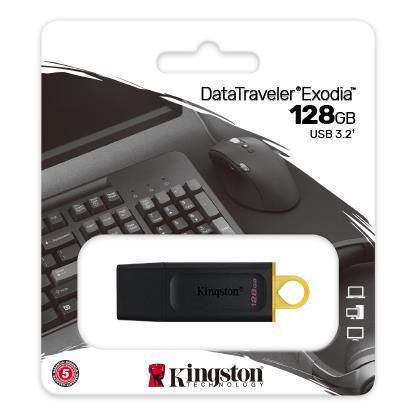 Kingston  128GB USB 3.2 Type-A Gen1 DT Exodia