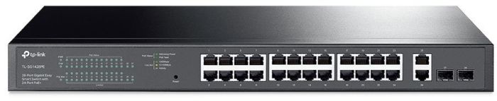 TP-LINK Switch  24xGE (24xPoE) 2xSFP, 250W, WebSmart TP-Link TL-SG1428PE