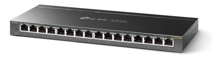 TP-LINK Switch  16xGE, WebSmart TP-Link TL-SG116E