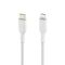 Belkin сable USB-С > Lightning charge/data, 1m, Type-C, BRAIDED, white