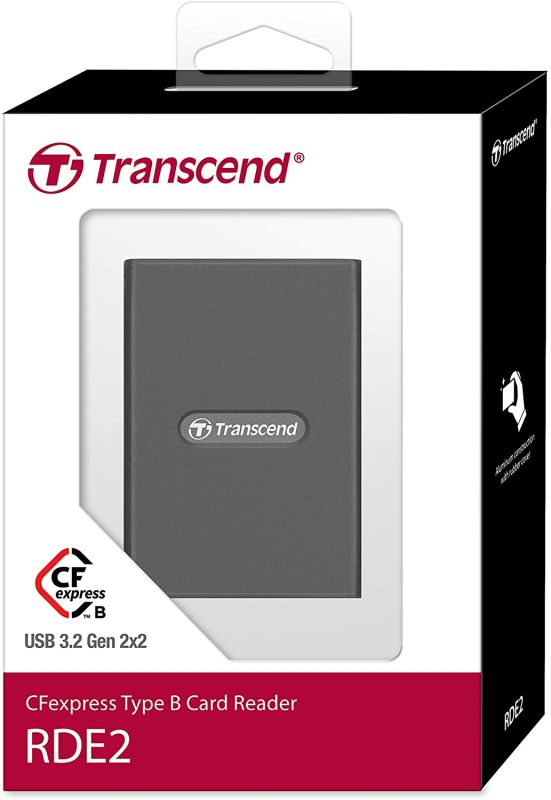 Кардрідер Transcend USB 3.2 Type-C > CFexpress Type B Сірий