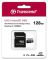 Transcend microSD  128GB C10 UHS-I U3 A2 R160/W90MB/s + SD