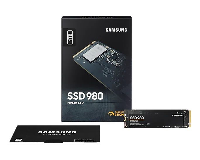 Накопитель Samsung SSD M.2 1TB  PCIe 3.0 980
