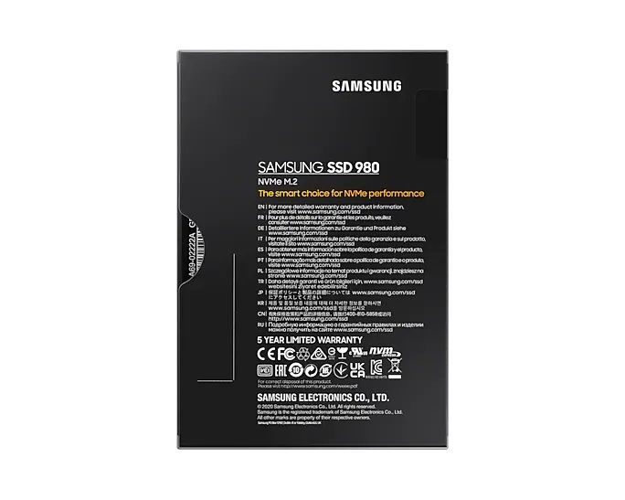 SSD Samsung M.2  250GB PCIe 3.0 980