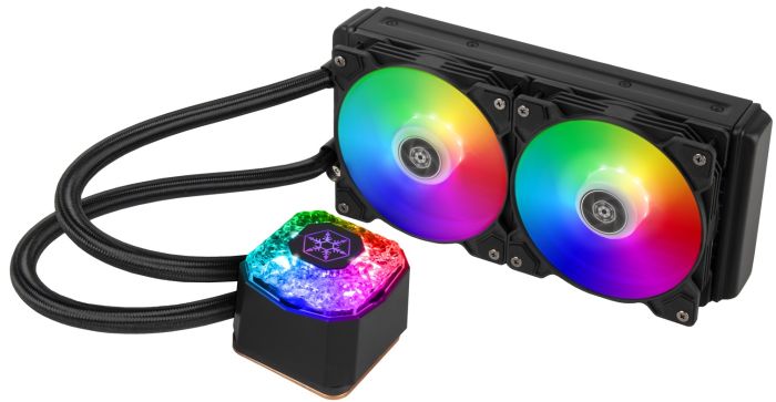 SilverStone LCS Icegem 240P-ARGB, LGA2066, 2011, 1366, 115x, 1366, TRX4TR4, AM4, AM3, AM3+, AM2, AM2+, FM1, FM2, TDP280W, black