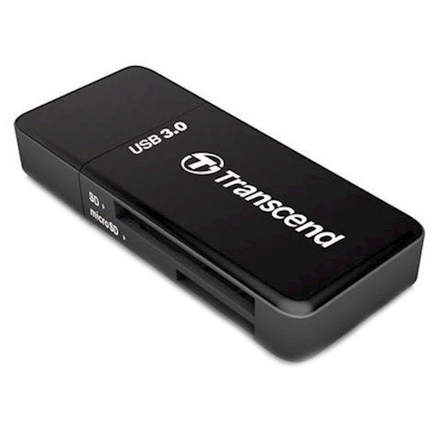 Transcend USB 3.1 Type-A > microSD/SD Black