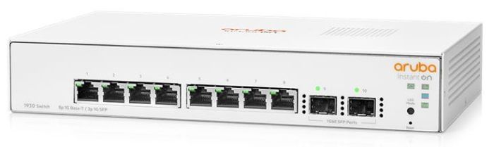 HPE Aruba Instant On 1930, 8xGE, 2xGE SFP ports, LT Warranty