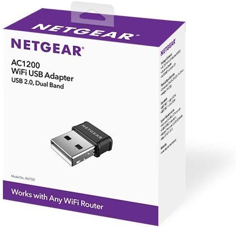 Адаптер WiFi NETGEAR A6150 AC1200, USB 2.0