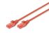 DIGITUS CAT 6 U-UTP patch cable, Cu, LSZH, AWG 26/7, length 3 m, color red