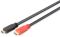 Кабель DIGITUS HDMI Full HD, w/Amplifier, type A M/M, 20м, чорний