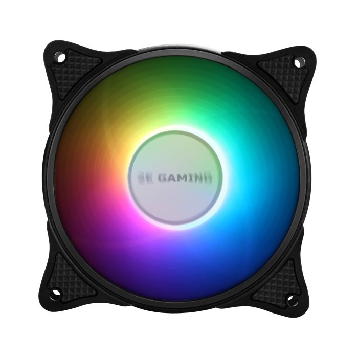 Корпусний вентилятор 2E GAMING F120IR-ARGB, 120мм, 1200rpm, 3pin, 3pin +5VARGB, 25.3dBa, чорний
