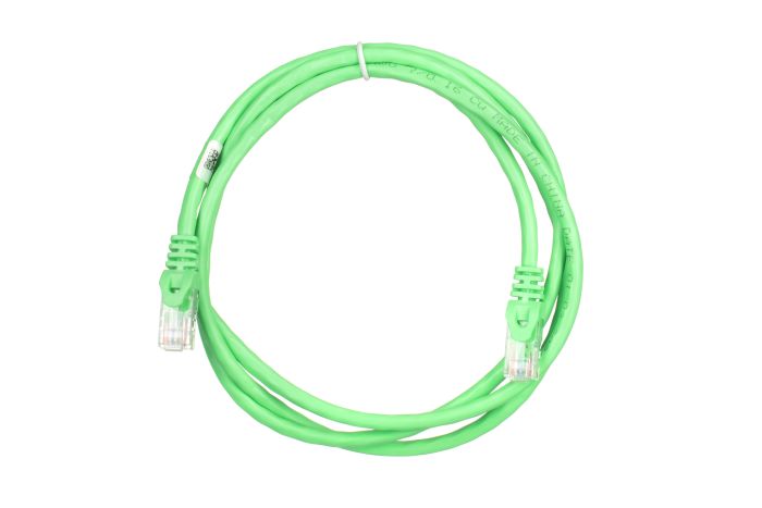 Patch Cable 2E Cat 6,UTP,RJ45, 26AWG ,7/0.16 Cu, 1.50 m,PVC, Green