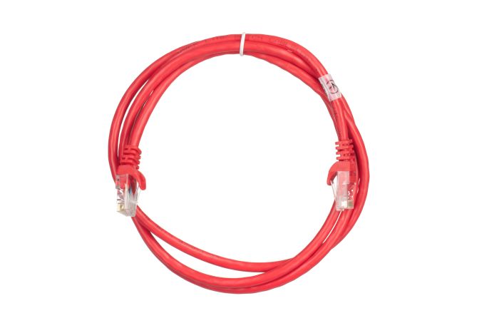 Патч-корд 2E САТ 6, UTP, 1.50м, 26AWG, RJ45, 7/0.16, Cu, PVC, червоний
