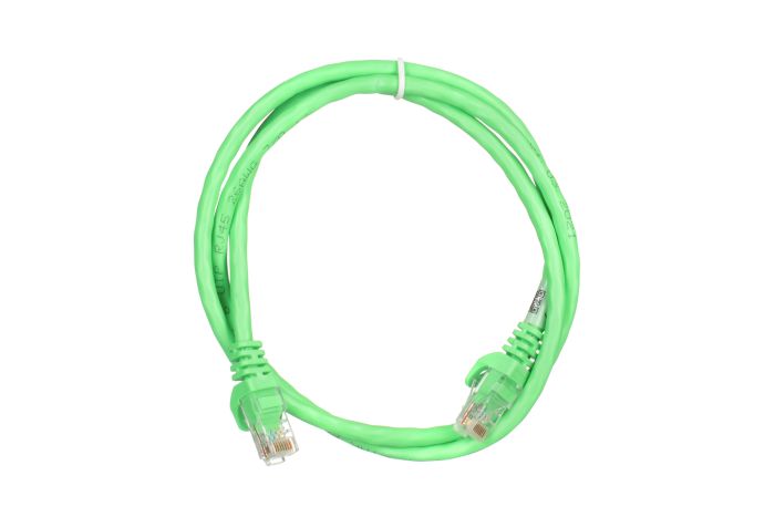 Патч-корд 2E САТ 6, UTP, 1м, 26AWG, RJ45, 7/0.16, Cu, PVC, зелений