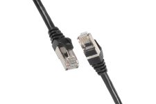 Патч-корд 2E САТ 6, UTP, 1м, 26AWG, RJ45, 7/0.16, Cu, PVC, чорний