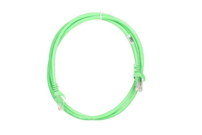 Patch Cable 2E Cat 5e,UTP,RJ45, 26AWG ,7/0.16 CCA, 1.20 m,PVC, Green