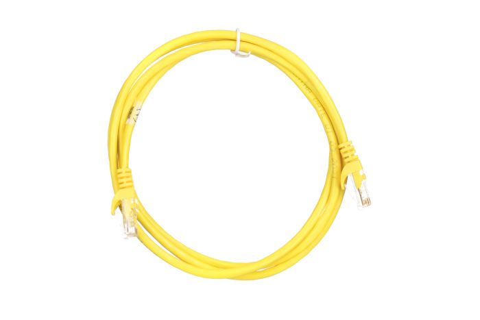 Патч-корд 2E САТ 5e, UTP, 1.50м, 26AWG, RJ45, 7/0.16, CCA, PVC, жовтий