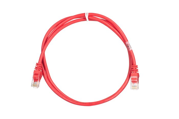 Patch Cable 2E Cat 5e,UTP,RJ45, 26AWG ,7/0.16 Cu, 1.20 m, PVC,Red