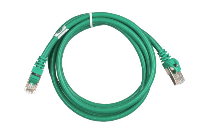 Патч-корд 2E САТ 6, S-FTP, 1.50м, 26AWG, RJ45, 7/0.16, Cu, PVC, зелений