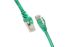 Patch Cable 2E Cat 6,Shielding S-FTP,metal foil pairs,braided cable,RJ45, 4X2 27AWG ,7/0.14 Cu, 1.50 m,PVC, Green