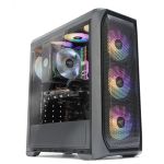 Корпус Zalman N5 MF без БЖ, 1xUSB3.0, 2xUSB2.0, 4x120мм RGB, VGA 365мм, LCS ready, Acrylic Side Panel, ATX, чорний