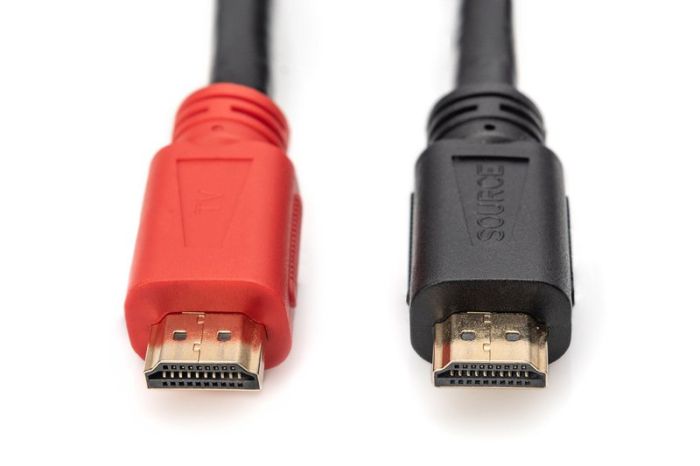 Кабель DIGITUS HDMI (M/M), High speed, активний, 15м, чорний