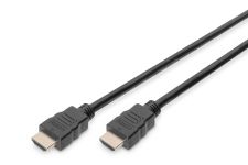 Кабель DIGITUS HDMI (M/M), High speed/Ethernet, 5м, чорний