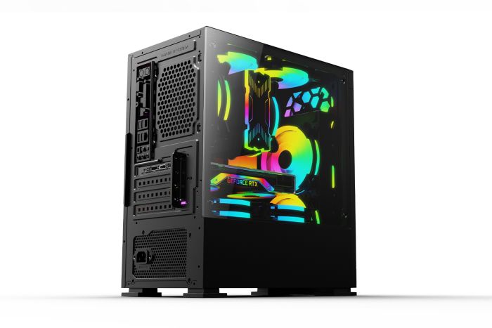 2E PC Complex Gaming AMD R5-3600, 16Gb, F480GB+1TB, NVD3060-12, B450, GB700, 650W, Win11