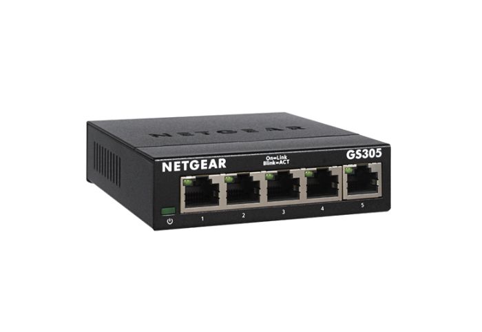 Коммутатор NETGEAR GS305 5xGE, Неуправляемый