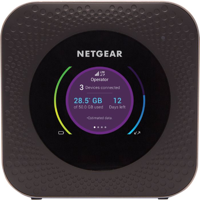 Мобильный маршрутизатор NETGEAR MR1100 Nighthawk M1 4G/LTE, 1xGE LAN/WAN, 1xUSB, 1xUSB TypeC, 1Гбит/с, 2xTS-9