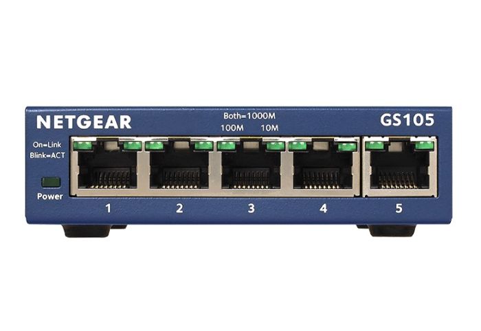 Switch  5xGE, Unmanaged NETGEAR GS105GE