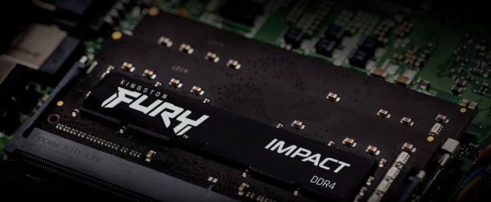Пам'ять ноутбука Kingston DDR4 16GB KIT (8GBx2) 3200 FURY Impact