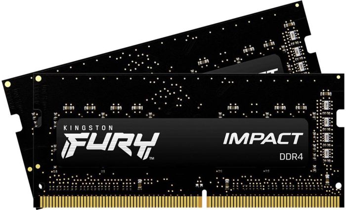 Пам'ять ноутбука Kingston DDR4 16GB KIT (8GBx2) 3200 FURY Impact