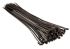 Top Tools Tie clamp, 100pcs, plastic, 3.6x300mm, black