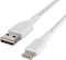Belkin сable USB-A > USB-C charge/data, 1m, Type-C, BRAIDED, white