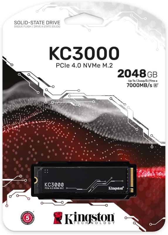 Накопитель SSD Kingston M.2 2TB PCIe 4.0 KC3000