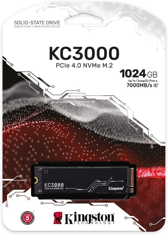 Накопитель SSD Kingston M.2 1TB PCIe 4.0 KC3000