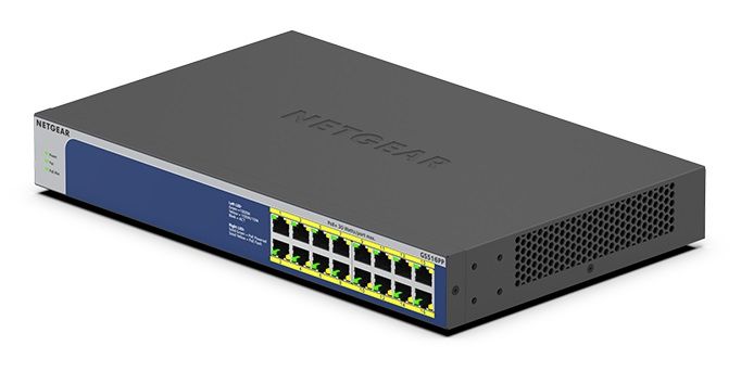 Коммутатор NETGEAR GS516PP 16xGE PoE, 260Вт, Неуправляемый