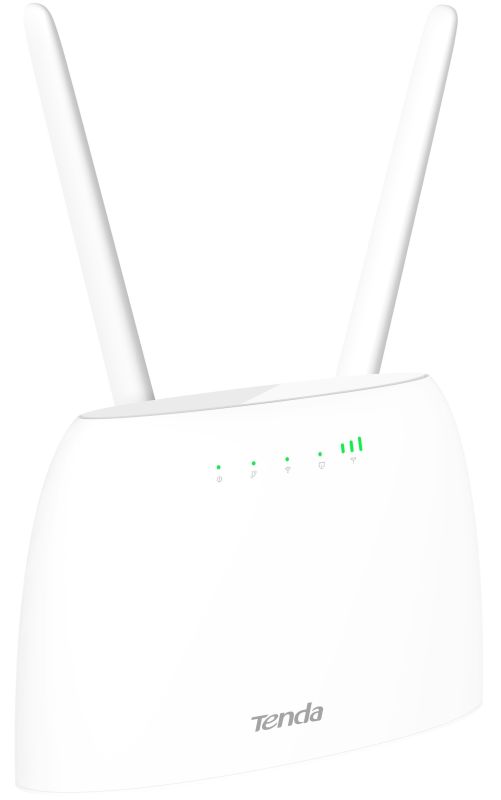 Маршрутизатор TENDA  N300, 4G/LTE, 1xFE LAN, 1xFE LAN/WAN, 1xRJ11, Cлот для SIM-карти Tenda 4G06