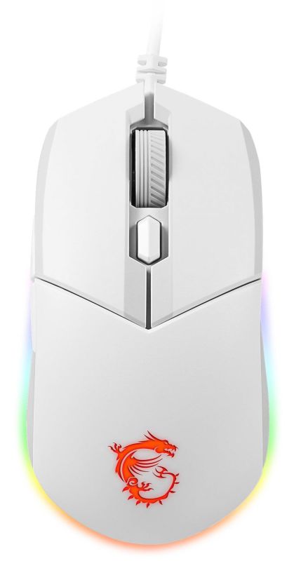 Combo keyboard and mouse MSI Vigor GK30 COMBO WHITE UA USB, EN/UKR/RU, RGB, white