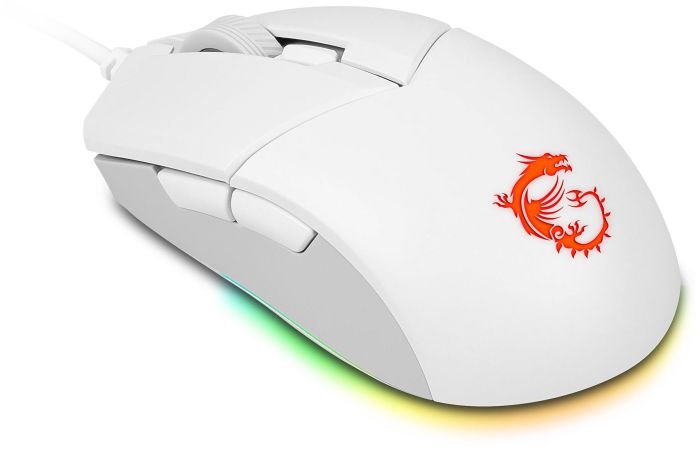 Combo keyboard and mouse MSI Vigor GK30 COMBO WHITE UA USB, EN/UKR/RU, RGB, white