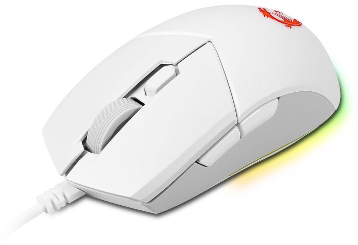 Combo keyboard and mouse MSI Vigor GK30 COMBO WHITE UA USB, EN/UKR/RU, RGB, white